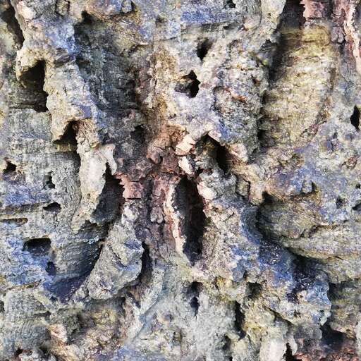 Irregular cork tree bark is a royalty-free texture in the category: seamless pot tileable tree bark pattern nature irregulat cork
